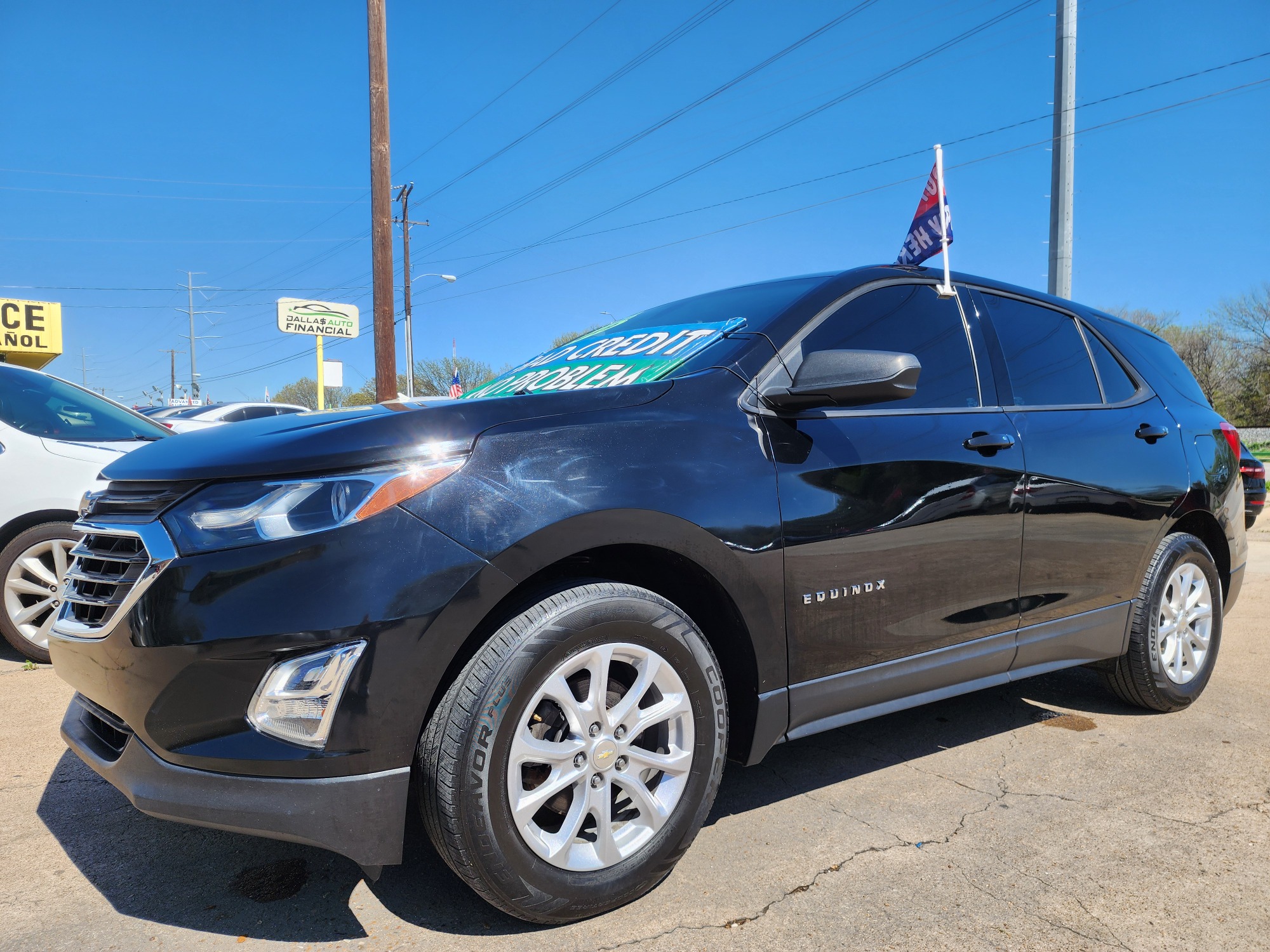 2019 BLACK Chevrolet Equinox LS (3GNAXHEV2KL) with an 1.5L L4 DIR DOHC 16V TURBO engine, 6A transmission, located at 2660 S.Garland Avenue, Garland, TX, 75041, (469) 298-3118, 32.885551, -96.655602 - Welcome to DallasAutos4Less, one of the Premier BUY HERE PAY HERE Dealers in the North Dallas Area. We specialize in financing to people with NO CREDIT or BAD CREDIT. We need proof of income, proof of residence, and a ID. Come buy your new car from us today!! This is a very well cared for 2019 Ch - Photo #7